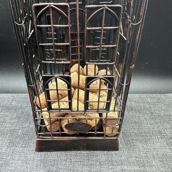 Metal Rustic Wine Bottle Cork Cage Cork Holders for Cork Collectors Home Decor - Picture 6 of 14